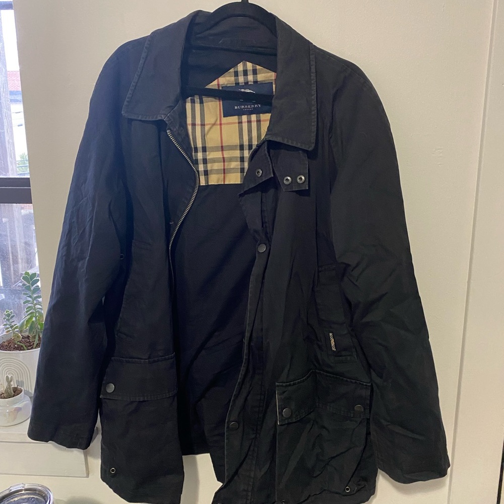 Black Burberry jacket